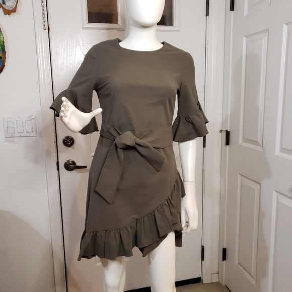 1.STATE Seersucker Dress size 0 - Picture 1 of 10